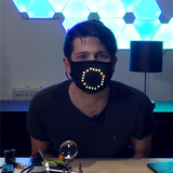 LED Voice Recognition Face Cover
