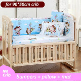 5PCS Newborn Baby Crib Bedding Set For That New Born Girl And Boy