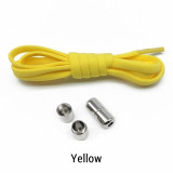 Elastic No Tie Shoelaces with Metal Lock Round End