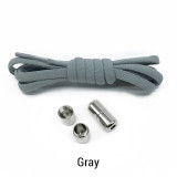Elastic No Tie Shoelaces with Metal Lock Round End