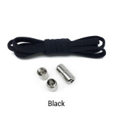 Elastic No Tie Shoelaces with Metal Lock Round End