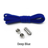 Elastic No Tie Shoelaces with Metal Lock Round End