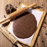 Ultimate Christmas Rolling Pin™ - Christmas Embossed Wood Rolling Pin Ultimate Christmas Rolling Pin™ - Christmas Embossed Wood Rolling Pin
