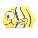 Swimming cap children ear protect Boys Girls Silicone Waterproof kids piscina Swim Pool caps elastic fish cartoon Diving hat