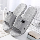 Women's new cool slippers, men's home summer shoes, women's anti-skid men's home bathroom, home slippers.