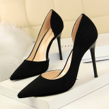Women Pointed Toe High Heels Slip