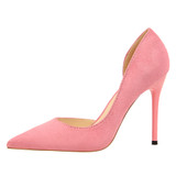 Women Pointed Toe High Heels Slip