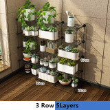 Multi Layer Plant Stand Balcony Flower Rack
