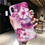 Marble Case on For Coque iphone 7 XS MAX Case Soft TPU