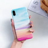 Marble Case on For Coque iphone 7 XS MAX Case Soft TPU