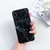 Marble Case on For Coque iphone 7 XS MAX Case Soft TPU