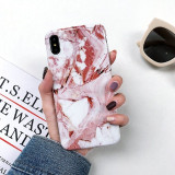 Marble Case on For Coque iphone 7 XS MAX Case Soft TPU