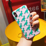 Cute Dinosaur Patterned Phone Case For iphone