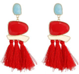 Luxury  Beads Tassel Earrings