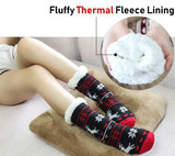 Thermal Fleece Winter Slipper Socks
