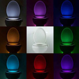 8 Color Motion Sensor LED Toilet Night Light