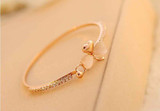 Crystal Cuff Bracelet Bangle Jewelry Gold