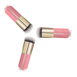 Foundation Brush Brush Makeup Brush Portable Round Head Do Not Eat Powder Flat
