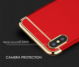 Apple iphone X 10 Case Armor Ultra Thin Gold Black Case for iphone X cases plating Luxury Cover Accessories