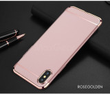 Apple iphone X 10 Case Armor Ultra Thin Gold Black Case for iphone X cases plating Luxury Cover Accessories