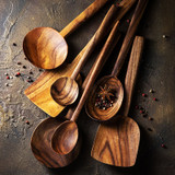 Bordeaux Teak Wood Serving Set