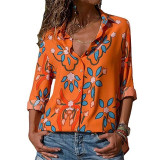 2020 New Fashion Print Women Blouses