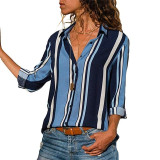 2020 New Fashion Print Women Blouses