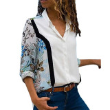 2020 New Fashion Print Women Blouses