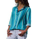 2020 New Fashion Print Women Blouses