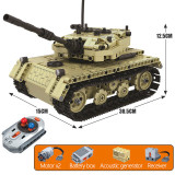 759PCS City Military Remote Control Tank 2 in 1 Model Building Blocks Technic RC Tank Electric Bricks Toys For Boy Gifts