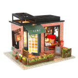 Toys for Children Gift Doll House Miniature with Furniture DIY Wooden Miniaturas Dollhouse C008 CENTURY BOOKSTORE