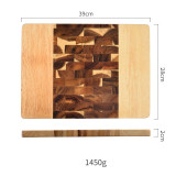 Square Cutting board Whole Wood chopping board
