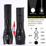 LED 15000LM Tactical Rechargeable Waterproof Flashlight