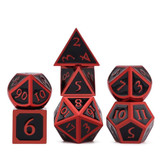 Red Barbarian Rage Metallic Dice Set