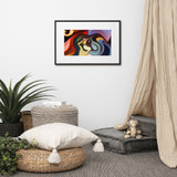 Matte Paper Framed Poster With Mat