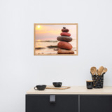 Framed matte paper poster