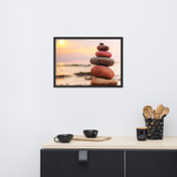 Framed matte paper poster