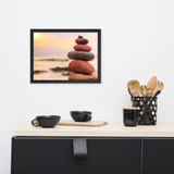 Framed matte paper poster