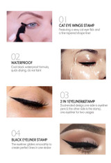 KIMUSE-2 IN1 2Pcs Liquid Eyeliner