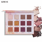 KIMUSE-12 Colors Glitter Palette Matte Waterproof Shimmer