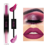 KIMUSE-Glitter Eyeshadow & Matte Lipstick