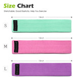 3 PCS/Set Circle Hip Resistance Bands