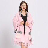Pocket Shawl Long Sleeve Wrap Vintage Shawl Scarf