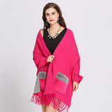Pocket Shawl Long Sleeve Wrap Vintage Shawl Scarf