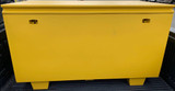 Tool storage job site box yellow color 48Lx24Wx24H