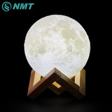 3D LED Moon Touch Lamp - Novelty Nightlight