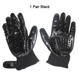 Pet Deshedding Grooming Gloves