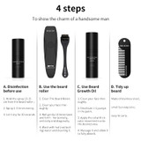 Men's Beard Growth Oil Nourishing Kit