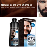 Permanent beard dye shampoo for men