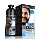 Permanent beard dye shampoo for men